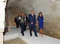 Azerbaijani president and his spouse visit Gala State History-Ethnography Preserve (PHOTO)